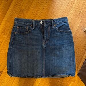 Levi's Dark Blue Mini Skirt